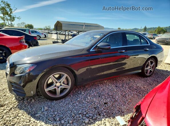 WDDZF4JB8HA041596 2017 MERCEDES-BENZ E Черный Передняя левая четверть
