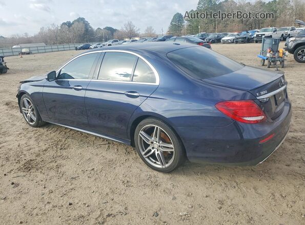 WDDZF4JB8HA075070 2017 MERCEDES-BENZ E Blue Tył lewy