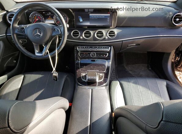 WDDZF4JB9HA157762 2017 MERCEDES-BENZ E Black Вид панелі приладів