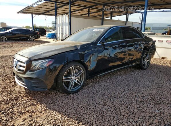 WDDZF4JB9HA157762 2017 MERCEDES-BENZ E Black Передня ліва чверть