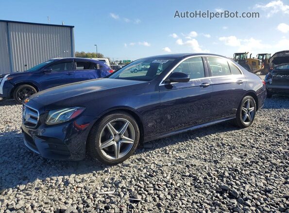 WDDZF4KB0HA047536 2017 MERCEDES-BENZ E Blue Vista tres cuartos delantera izquierda