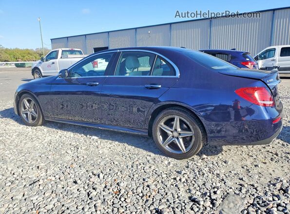 WDDZF4KB0HA047536 2017 MERCEDES-BENZ E Blue Trasero izquierdo