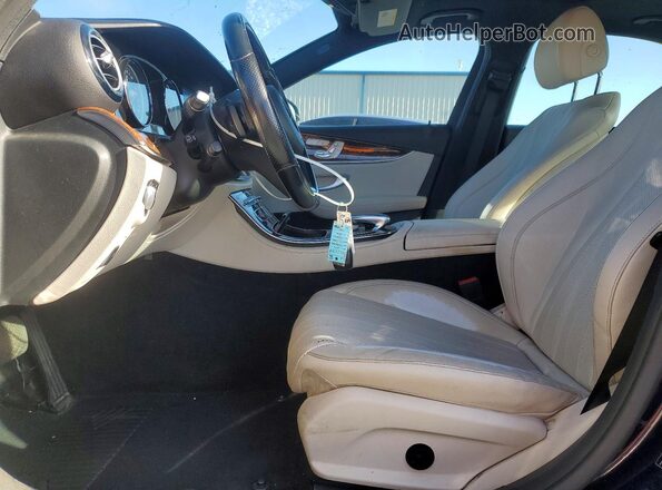WDDZF4KB0HA047536 2017 MERCEDES-BENZ E Blue Vista interior delantera