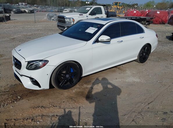 WDDZF4KB0HA109503 2017 MERCEDES-BENZ E-CLASS Белый Передняя левая четверть