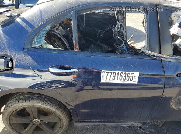 WDDZF4KB0HA242732 2017 MERCEDES-BENZ E Синий Вид задних сидений