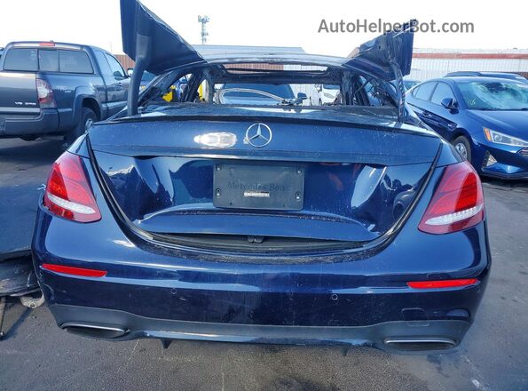 WDDZF4KB0HA242732 2017 MERCEDES-BENZ E Синий Вид сзади