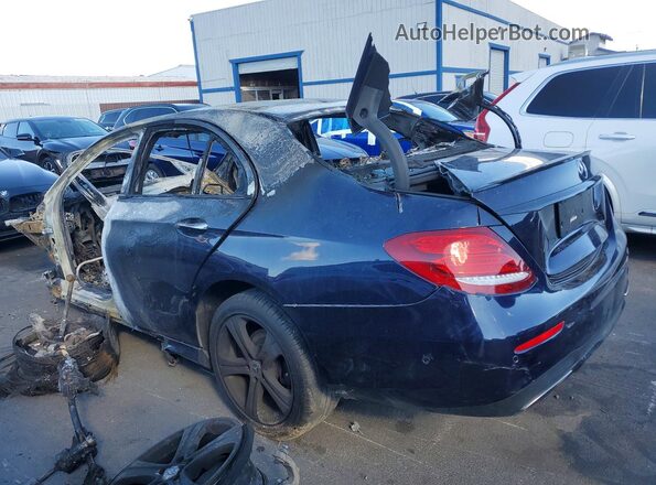 WDDZF4KB0HA242732 2017 MERCEDES-BENZ E Синий Задняя левая четверть