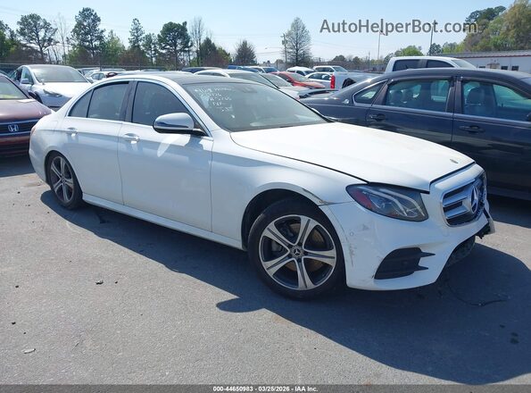 WDDZF4KB1JA475265 2018 MERCEDES-BENZ E-CLASS Белый Передняя правая четверть