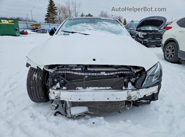 WDDZF4KB1KA533201 2019 MERCEDES-BENZ E White Front view
