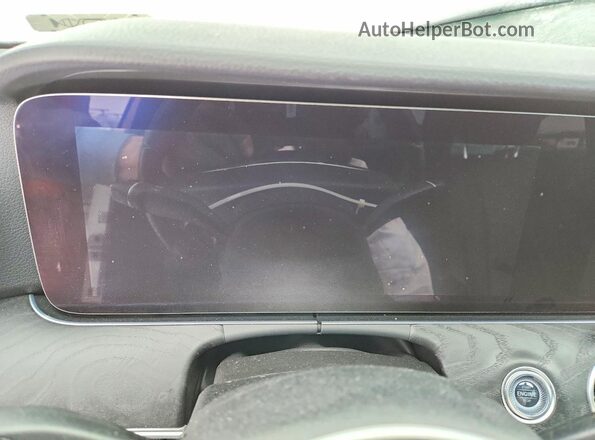 WDDZF4KB1KA533201 2019 MERCEDES-BENZ E White Instrument cluster view