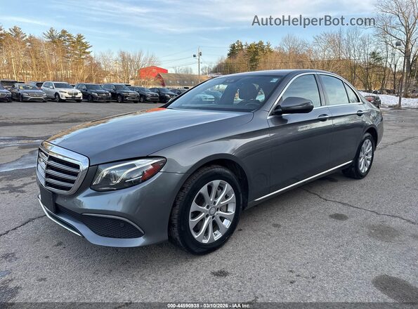 WDDZF4KB2HA126772 2017 MERCEDES-BENZ E-CLASS Gray წინა მარცხენა ხედი სამი მეოთხედიდან
