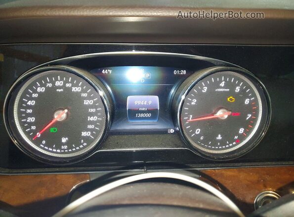WDDZF4KB2JA429167 2018 MERCEDES-BENZ E Серый Вид щитка приборов
