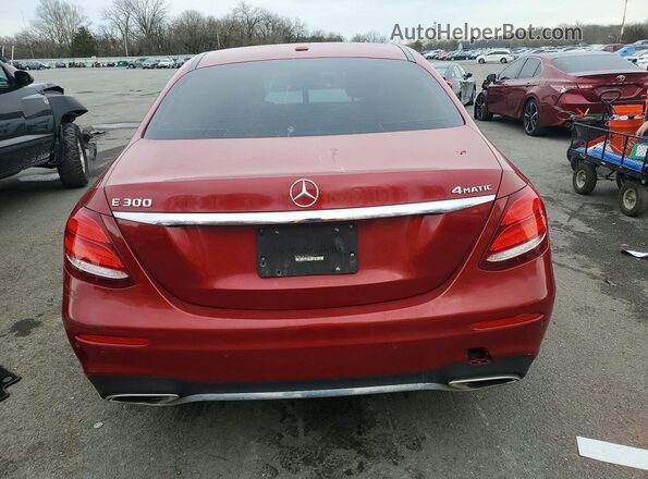 WDDZF4KB3HA063102 2017 MERCEDES-BENZ E Красный Вид сзади