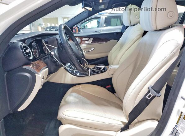 WDDZF4KB3HA071054 2017 MERCEDES-BENZ E Белый Вид салона спереди