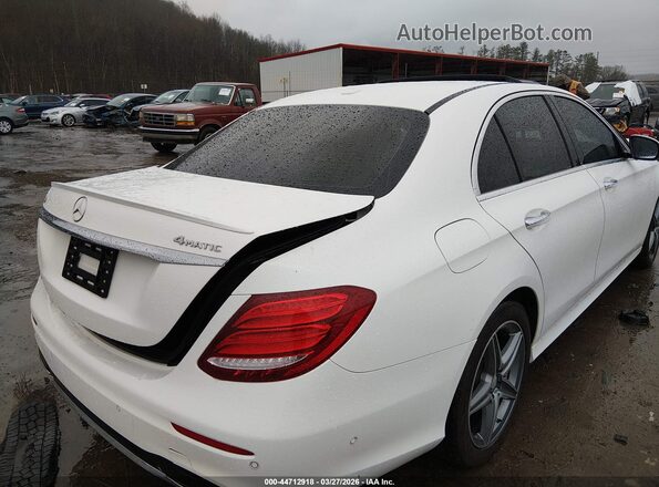 WDDZF4KB3HA219056 2017 MERCEDES-BENZ E-CLASS Белый Задняя правая четверть