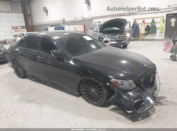 WDDZF4KB6HA157085 2017 MERCEDES-BENZ E-CLASS Черный Передняя правая четверть