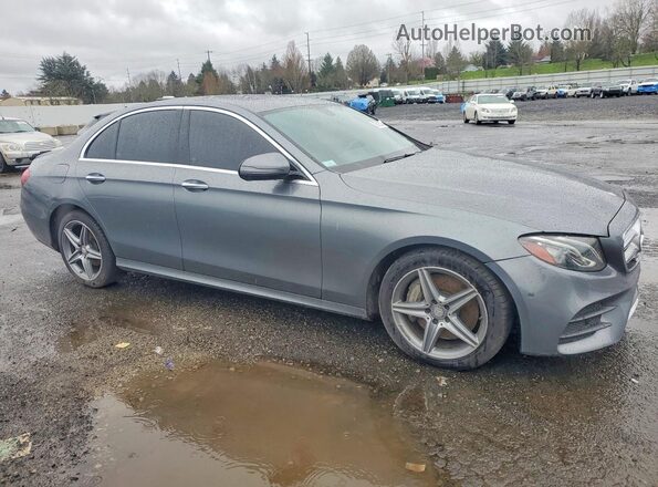 WDDZF4KB7HA035965 2017 MERCEDES-BENZ E Серый Передняя правая четверть