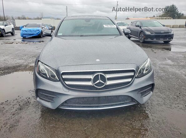 WDDZF4KB7HA035965 2017 MERCEDES-BENZ E Серый Вид спереди