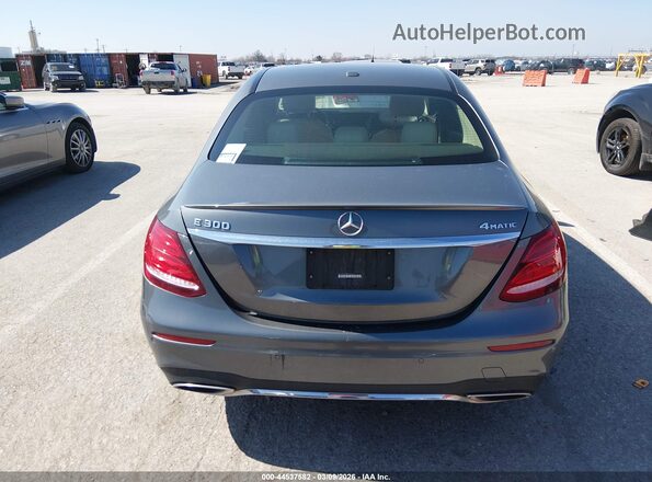WDDZF4KB7HA100541 2017 MERCEDES-BENZ E-CLASS Gray 