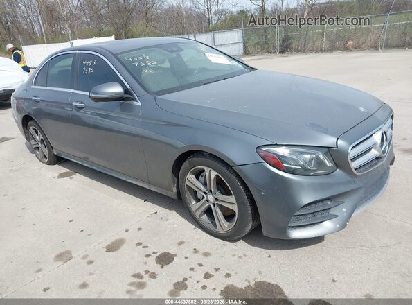 WDDZF4KB7HA100541 2017 MERCEDES-BENZ E-CLASS Gray Przód prawy