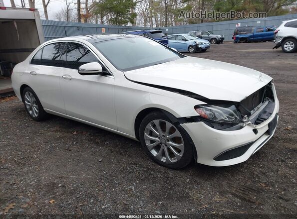 WDDZF4KB8HA178195 2017 MERCEDES-BENZ E-CLASS Белый Передняя правая четверть