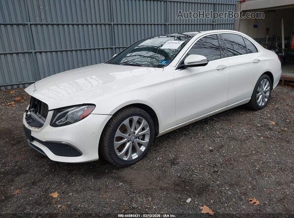 WDDZF4KB8HA178195 2017 MERCEDES-BENZ E-CLASS Белый Передняя левая четверть