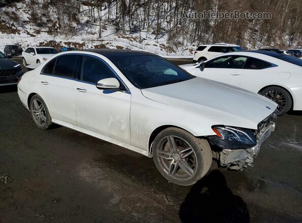 WDDZF4KB8HA201989 2017 MERCEDES-BENZ E Белый Передняя правая четверть