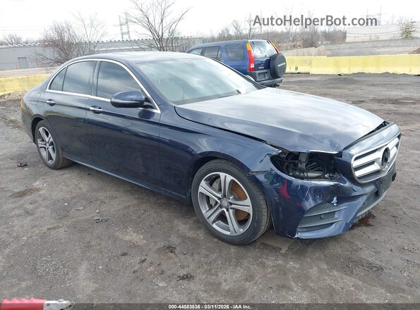 WDDZF4KB9HA205355 2017 MERCEDES-BENZ E-CLASS Синий Передняя правая четверть