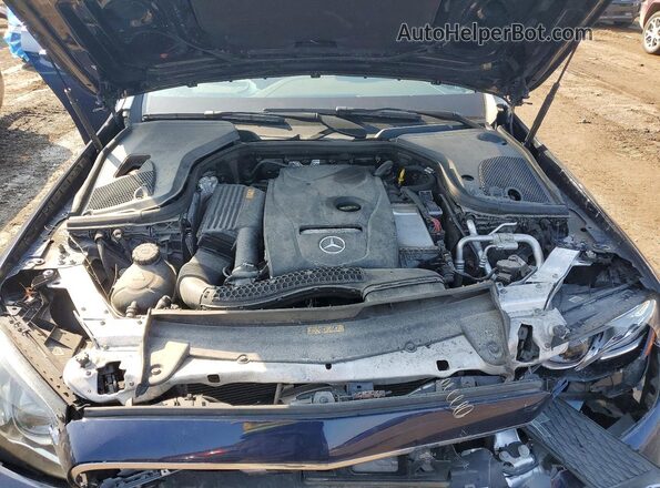 WDDZF4KB9KA664117 2019 MERCEDES-BENZ E Синий Вид задней части салона