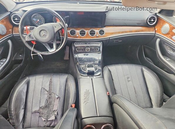 WDDZF4KBXHA215313 2017 MERCEDES-BENZ E Silver Առջևի վահանակի տեսք