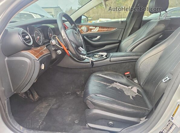 WDDZF4KBXHA215313 2017 MERCEDES-BENZ E Silver Սալոնի դիմացի տեսք