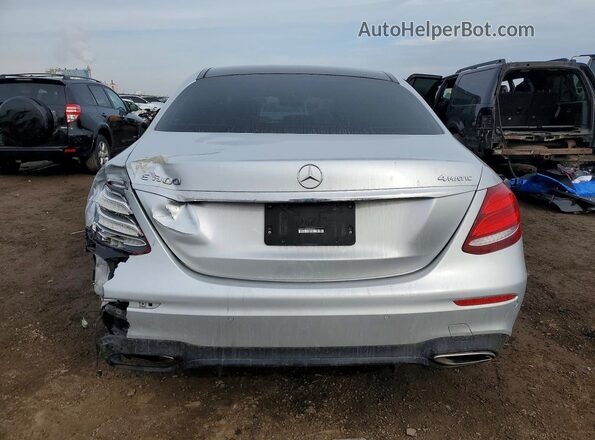 WDDZF4KBXKA518163 2019 MERCEDES-BENZ E Silver Vista trasera