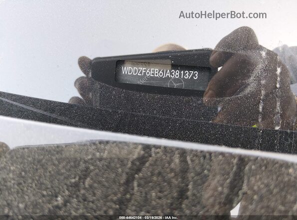 WDDZF6EB6JA381373 2018 MERCEDES-BENZ AMG E 43 Черный Вид подкапотного пространства