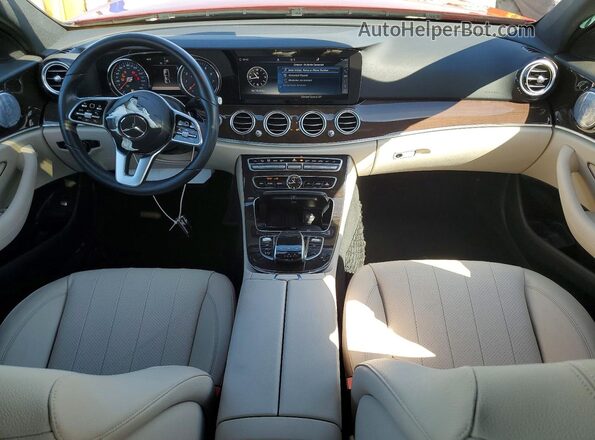 WDDZF6JB0KA675729 2019 MERCEDES-BENZ E Red წინა პანელის ხედი