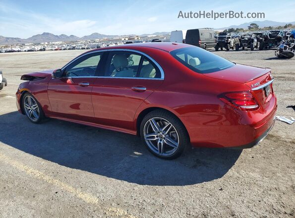 WDDZF6JB0KA675729 2019 MERCEDES-BENZ E Red უკანა მარცხენა