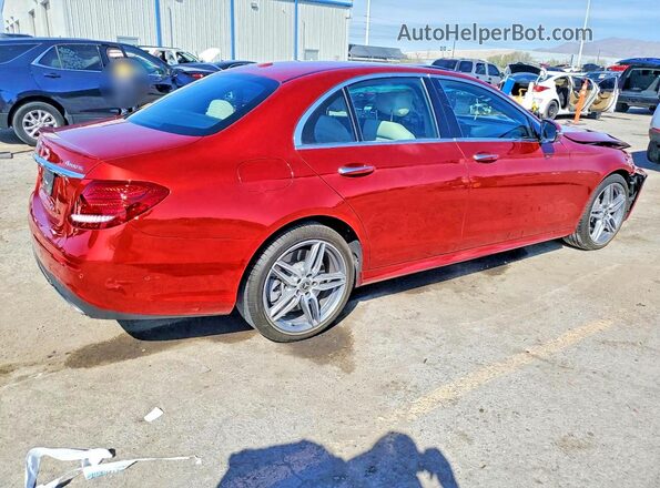 WDDZF6JB0KA675729 2019 MERCEDES-BENZ E Red უკანა მარჯვენა