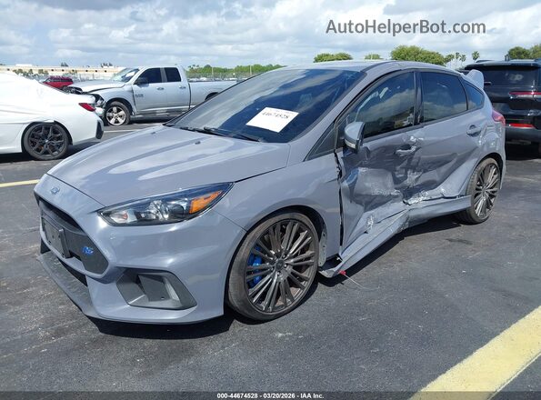 WF0DP3TH1G4113942 2016 FORD FOCUS RS Gray წინა მარცხენა ხედი სამი მეოთხედიდან