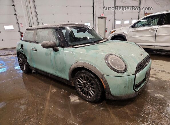 WMW13GD06S2W77640 2025 MINI COOPER Turquoise Przód prawy