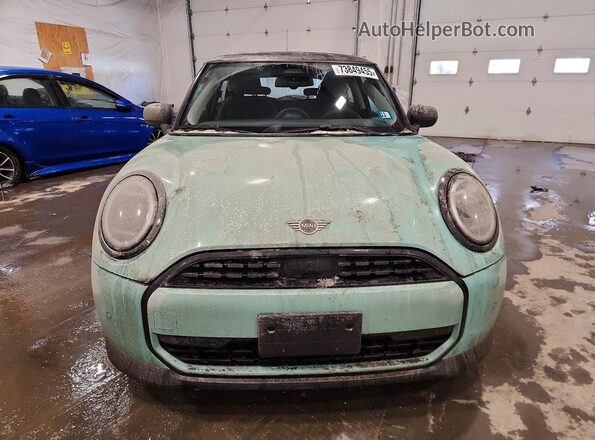 WMW13GD06S2W77640 2025 MINI COOPER Turquoise Widok z przodu