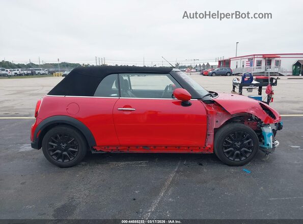 WMW23DL03P3P61842 2023 MINI CONVERTIBLE Красный Панорамный вид салона 360°