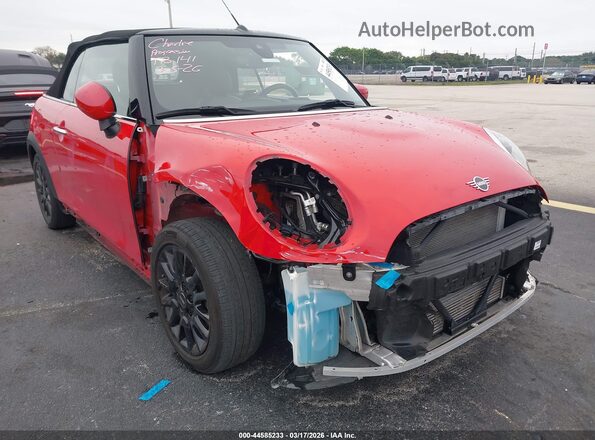 WMW23DL03P3P61842 2023 MINI CONVERTIBLE Красный Вид спереди