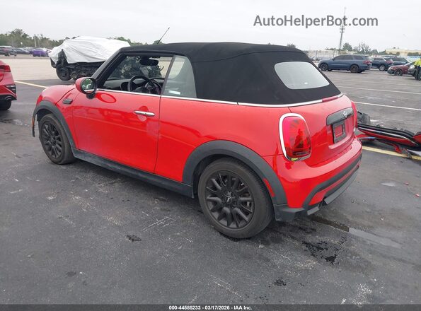 WMW23DL03P3P61842 2023 MINI CONVERTIBLE Красный Задняя левая четверть