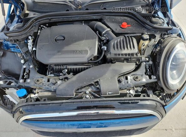 WMW33DH05R2W02634 2024 MINI COOPER Синий Вид задней части салона