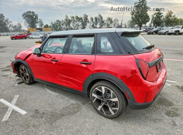 WMW43GD00S2X57657 2025 MINI COOPER Красный Задняя левая четверть