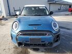 2022 Mini Cooper S Blue vin: WMW53DK07N2R34795 Damage: Front Bumper, Broken, Replacement Required