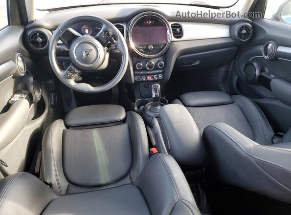 WMW53DK07N2R34795 2022 MINI COOPER Blue Вид панелі приладів