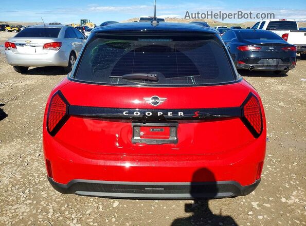 WMW53GD08S2W77933 2025 MINI COOPER Red Հետևի տեսք