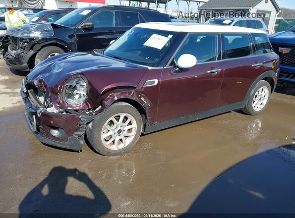 WMWLN5C58G2E31428 2016 MINI CLUBMAN Фиолетовый Передняя левая четверть