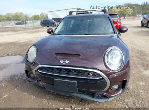 WMWLN9C34H2E49724 2017 MINI CLUBMAN Бордовый Вид щитка приборов