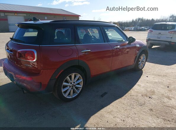 WMWLN9C59G2E47614 2016 MINI CLUBMAN Красный Задняя правая четверть